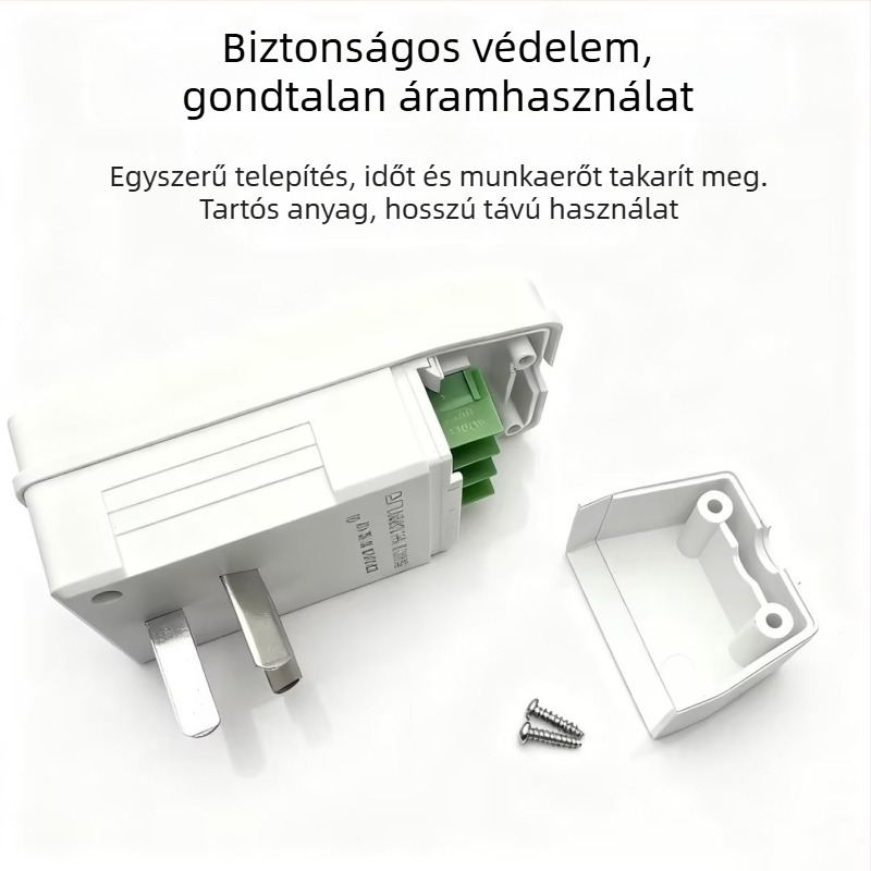 Szivárgás elleni védelemre szolgáló dugó napelemes vízmelegítőhöz és elektromos forróvíz csaphoz, háztartási készülék, 10A/16A