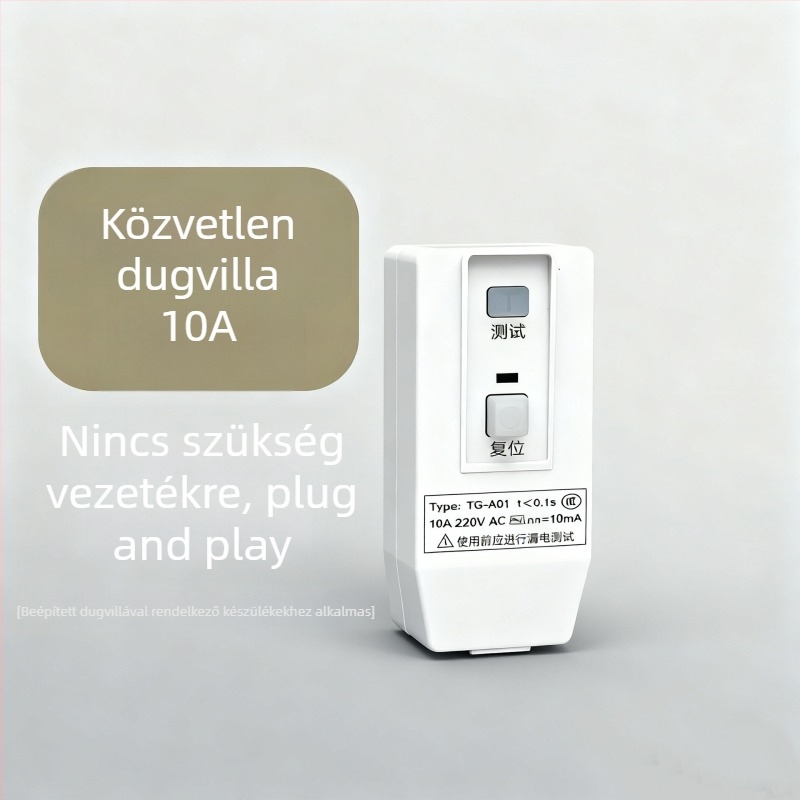 Szivárgás elleni védelemre szolgáló dugó napelemes vízmelegítőhöz és elektromos forróvíz csaphoz, háztartási készülék, 10A/16A