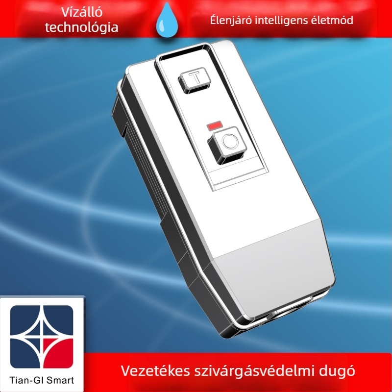 Szivárgás elleni védelemre szolgáló dugó napelemes vízmelegítőhöz és elektromos forróvíz csaphoz, háztartási készülék, 10A/16A