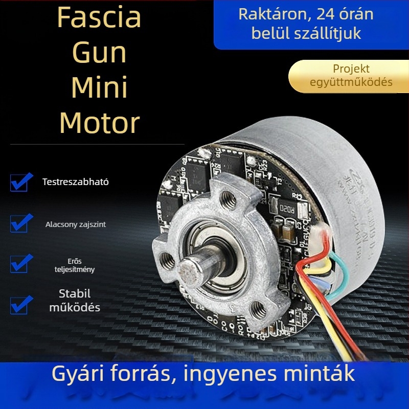 Fasciális masszírozó brushless DC motorral, kompakt elektromos masszírozó, mikro motor, szexuális játék