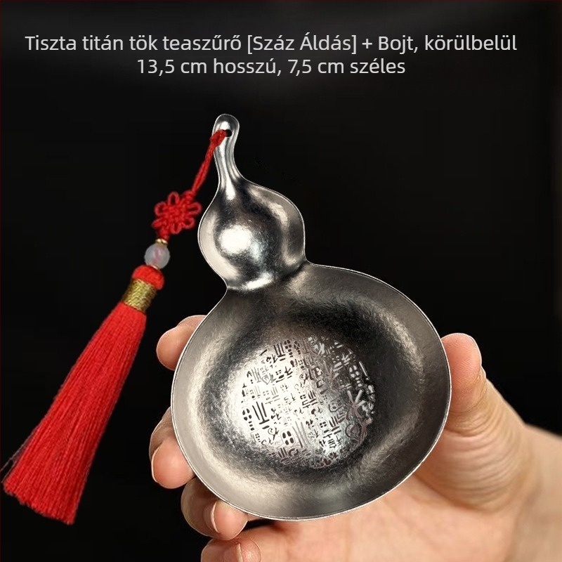 Tiszta titán teafilter, hordozható otthoni és kültéri teafilter, Baifu modell