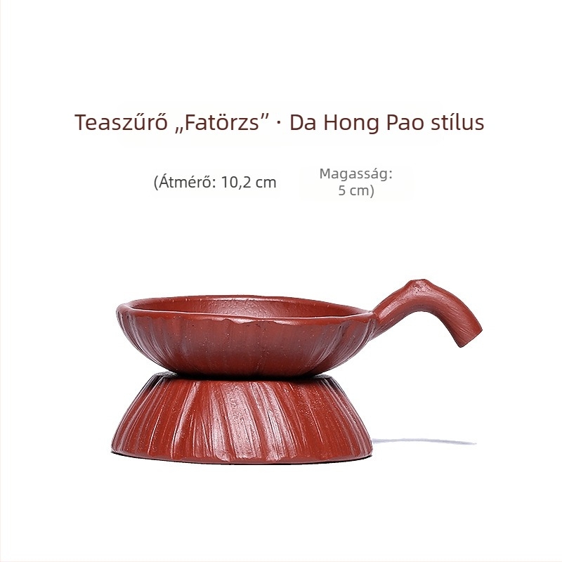 Yixing Zisha teászűrő - lila agyagból készült teafiltr, tealevelekhez filter, kreatív teáskészlet-kiegészítő 9312