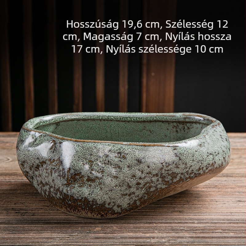 Retro kerámia teatisztító készlet – kis pohár mosó és ecsetmosó a Gongfu tea készlethez