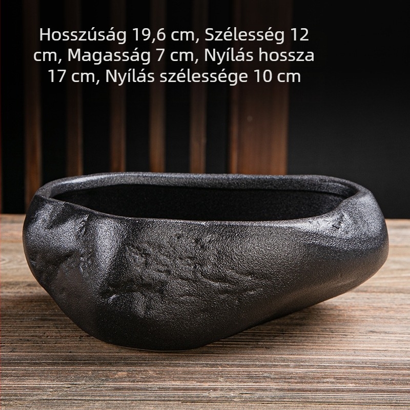 Retro kerámia teatisztító készlet – kis pohár mosó és ecsetmosó a Gongfu tea készlethez