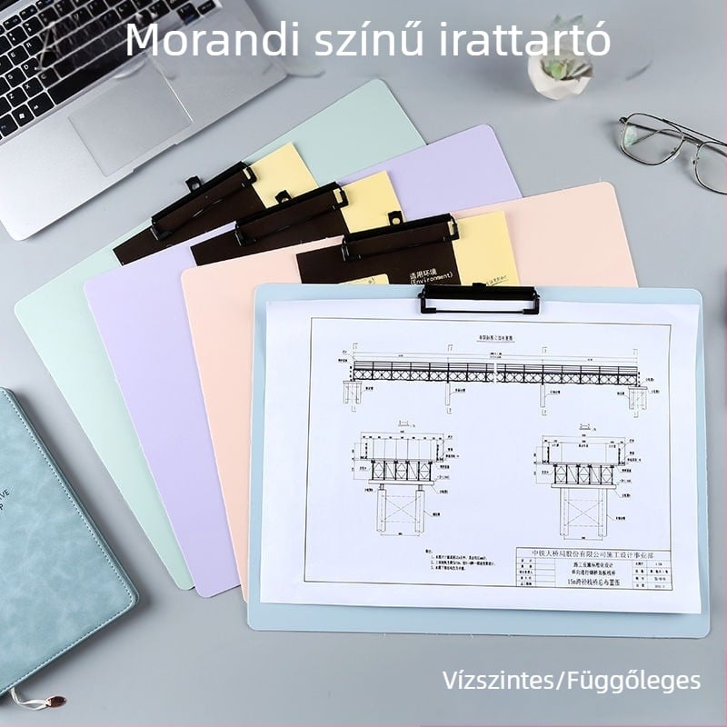 A3-as rajztábla klipekkel – vázlat- és íráscélú tábla, fájlklipsz, 8K nagy támasztódeszka