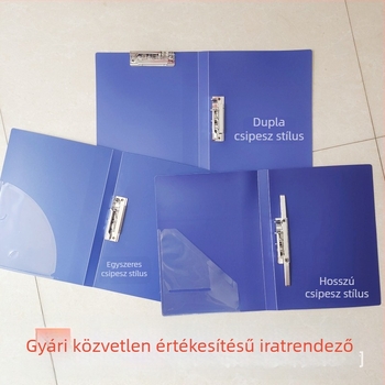 A4-es mappa erős csiptetővel, adatrendező, kotta klipek és vizsgadolgozatokhoz