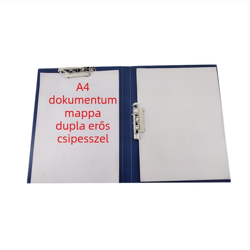 A4-es mappa erős csiptetővel, adatrendező, kotta klipek és vizsgadolgozatokhoz