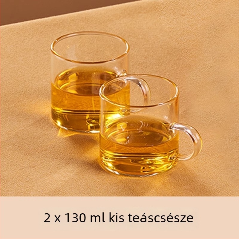Nagy kapacitású üveg teáskanna otthoni használatra, tea és víz elválasztó rendszerrel, hőálló, vastított üveg