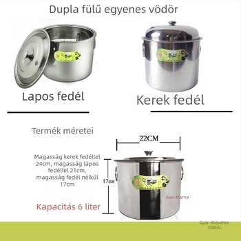 Rozsdamentes acél teás vödör készlet, lefolyás és vízgyűjtés funkciókkal, teás maradék vödör és szemetes Kung Fu teáskiegészítők számára