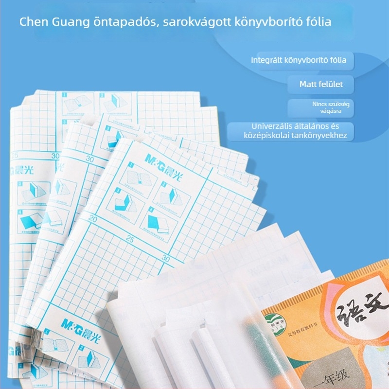 Miffy átlátszó könyvborító, csúszásmentes és vízálló PVC-ből, matt felületű, nagy, közepes és kis könyvekhez