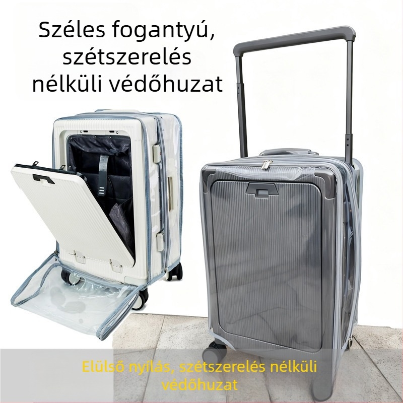 Előnyílású védőfedél 20 hüvelykes koffert védő — vízálló utazó takaró; oldalnyitású porvédő 24 hüvelykes kofferthez