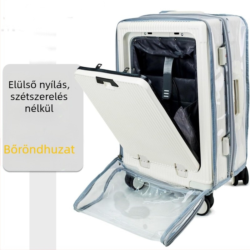 Előnyílású védőfedél 20 hüvelykes koffert védő — vízálló utazó takaró; oldalnyitású porvédő 24 hüvelykes kofferthez