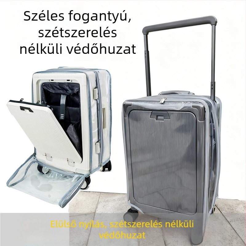 Előnyílású védőfedél 20 hüvelykes koffert védő — vízálló utazó takaró; oldalnyitású porvédő 24 hüvelykes kofferthez