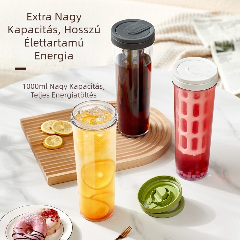 Hideg áztató kancsó fogantyúval – hőálló, kávé, tea és gyümölcstea számára, otthonra és szabadban