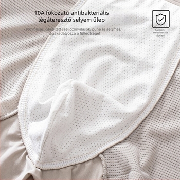 Férfi Ice Silk boxeralsók lélegzőek, antibakteriális ágyéki terület, vékony, középmagas derék, satén felület