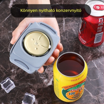 Többfunkciós rozsdamentes acél konzerv- és üvegnyitó, hordozható