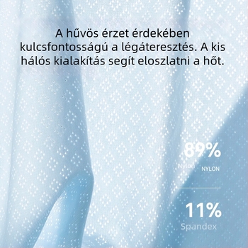 Férfi Ice Silk boksernadrág, varrat nélküli, gyorsan száradó, antibakteriális, légáteresztő, hálós anyaggal, nagy méret