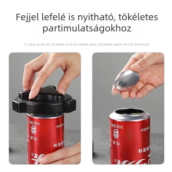 Rozsdamentes acélból készült, multifunkciós konzerv- és üvegnyitó – konyhai eszköz