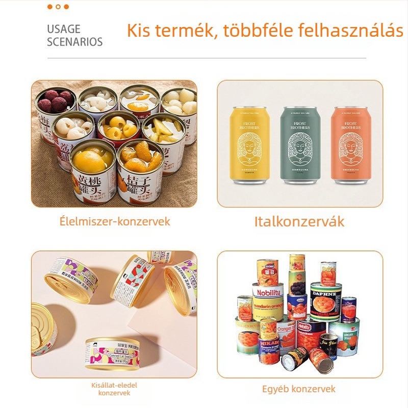 Rozsdamentes acélból készült, multifunkciós konzerv- és üvegnyitó – konyhai eszköz