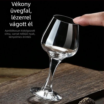 Kristályüveg szeszes italokhoz, tulipán formájú kóstoló pohár, 50 ml