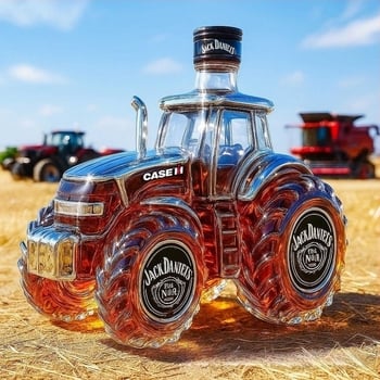 John Deere traktoros whiskyüveg, üvegből készült dekantáló, 301–400 ml, modern minimalista stílus