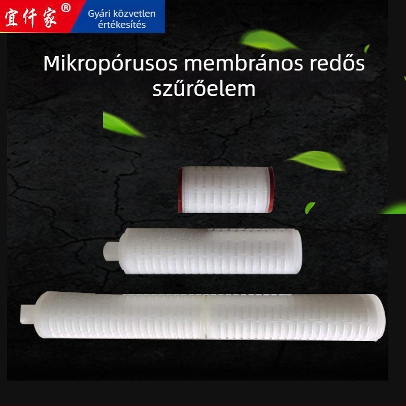 5, 10 és 20 hüvelykes ultrafin membrán szűrő cartridge likőrhöz, gyümölcsborhoz és otthoni készítésű italokhoz