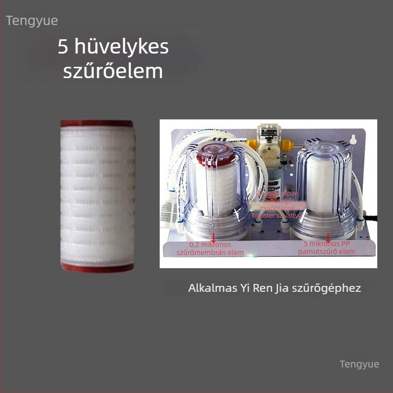 5, 10 és 20 hüvelykes ultrafin membrán szűrő cartridge likőrhöz, gyümölcsborhoz és otthoni készítésű italokhoz