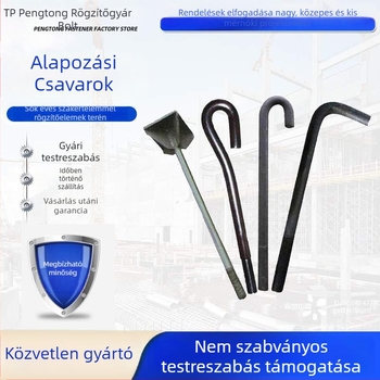 Beágyazott építőelemekhez L‑alakú hegesztett lemezcsavarok