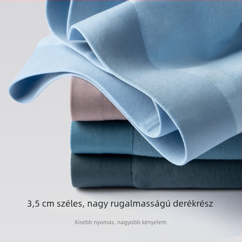 80S hosszú szálú pamutból készült férfi alsónemű, antibakteriális és lélegző, bélés a szeméremtájon mulberry selyemmel, boxer briefs