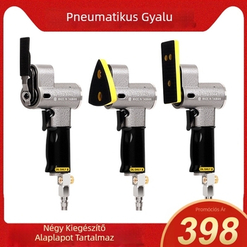 TD8560 Pneumatikus csiszoló rendszer egyenes csiszolóval, háromszög alakú csiszolófej és előre-hátra lengő mozgású csiszolófej