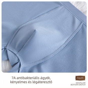 Fiúknak készült lélegző pamut boxeralsó, antibakteriálisan kezelt, tinédzsereknek