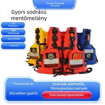 150N fehérvízi mentőmellény, magas felhajtóerő, raftinghoz