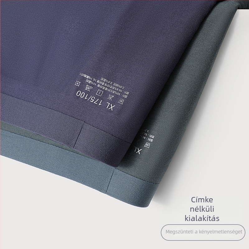 Férfi modal alsónemű rézszálas antibakteriális, lélegző, varrás nélküli boxer briefs