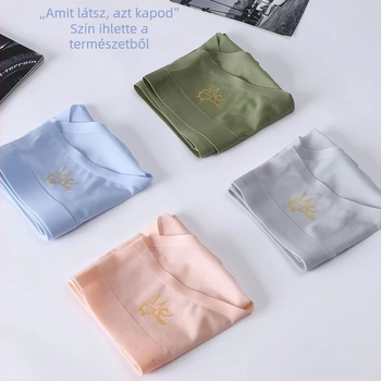 Ultra vékony ice silk férfi fehérnemű, szexi brief, varrás nélküli, gyorsan száradó, 5Du konvex dizájn