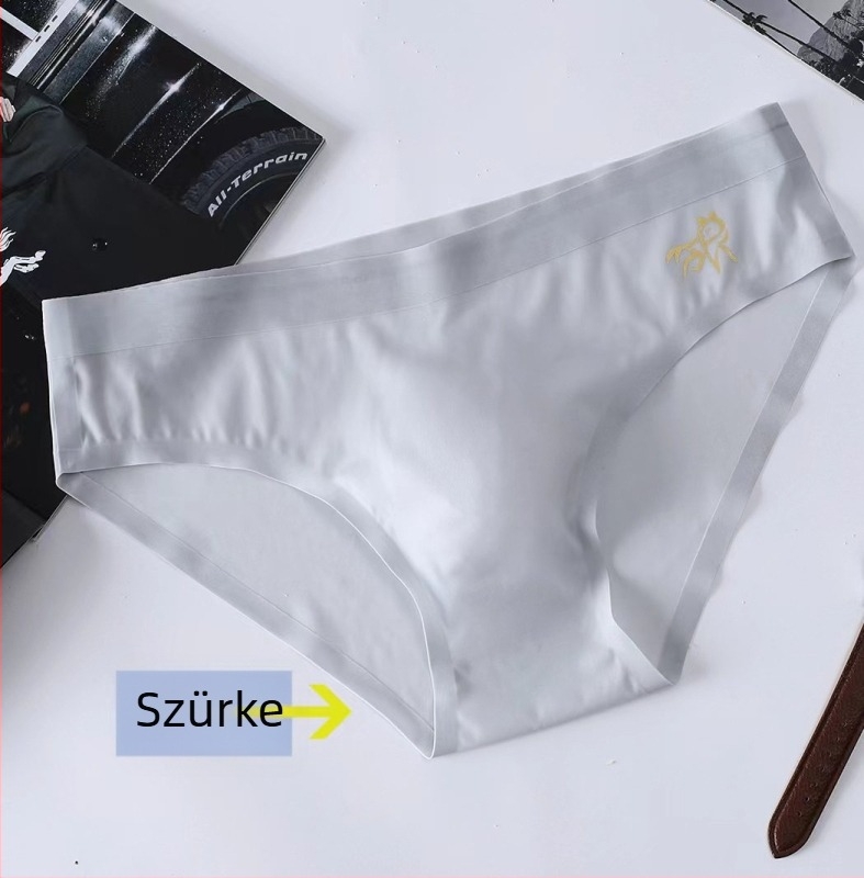 Ultra vékony ice silk férfi fehérnemű, szexi brief, varrás nélküli, gyorsan száradó, 5Du konvex dizájn