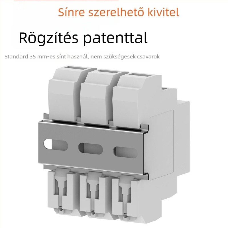 DIN-sínre szerelhető feszültség- és áramerősség-mérő, mini digitális kijelző, AC 220/380V frekvenciamérő