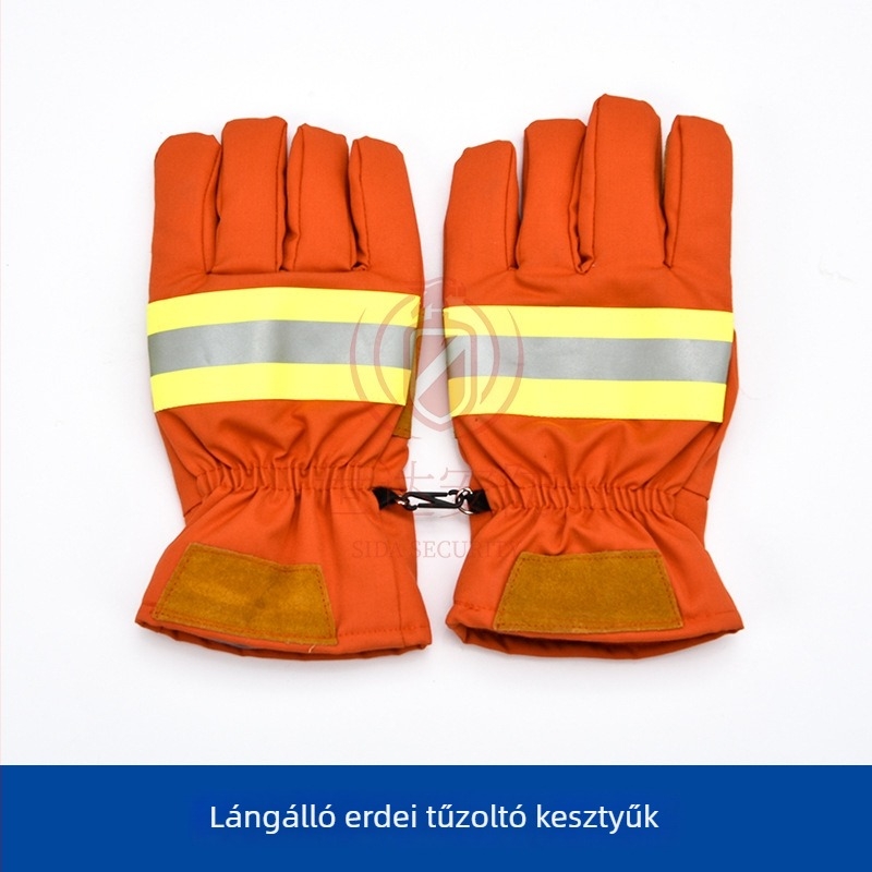 Erdei tűzoltó kesztyűk – tűzálló, hosszú ujjak, vízálló és hőszigetelt védőkesztyűk erdő mentők számára