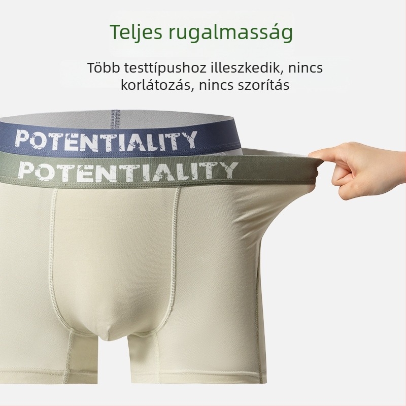 Modal férfi boxer rövidnadrág, lélegző, antibakteriális, 7A betéttel, 2024 modell