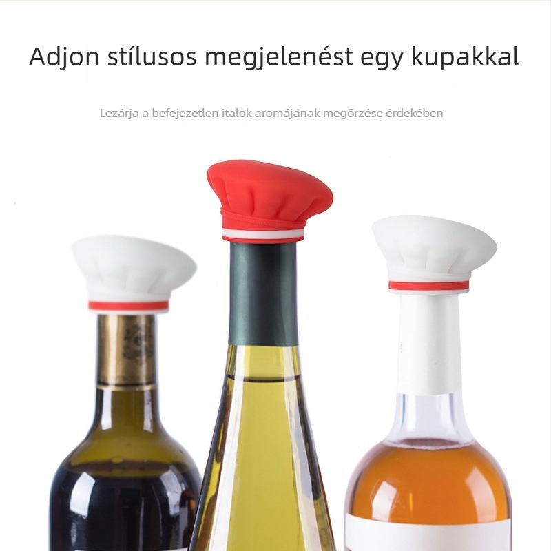 Szilikon dugó borhoz – megőrzi a frissességet, hermetikusan zár, innovatív dizájn
