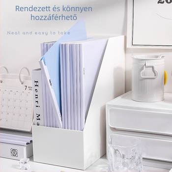A4-es méretű forgó csíptetős irattartó, elegáns dizájn, nagy tárolókapacitás