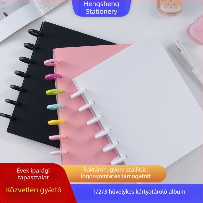 DIY kártyaalbum 3 hüvelykes Polaroid fotókhoz, négy cellás elrendezés