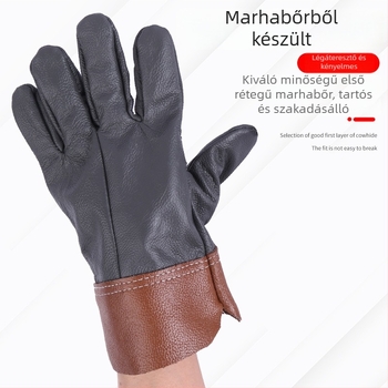 Marhabőr hegesztő kesztyűk – védő kesztyűk elektromos hegesztéshez
