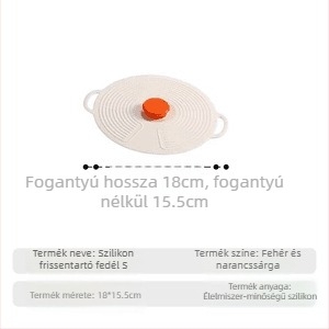 Élelmiszer-minőségű szilikonfedők edényekhez: fazekakhoz, tálakhoz, tányérokhoz és poharakhoz, mikróvédő fedők, ismételten használható