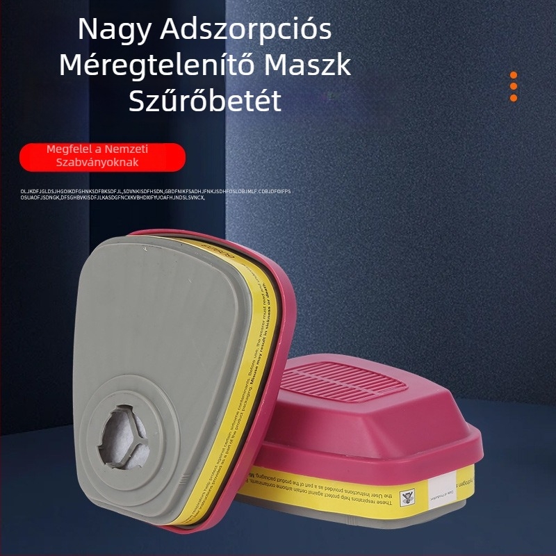 60921/60923/60926 Aktív szén szűrődoboz gázmaszkhoz – szagok elleni védelem