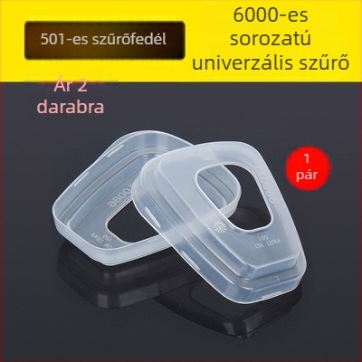 Gázmaszk szűrő cartridge 6001/6002/6003/6200, 5N11 por szűrő pamut