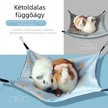 Egyrétegű, lélegző Ice Silk függőágy kisállatok számára