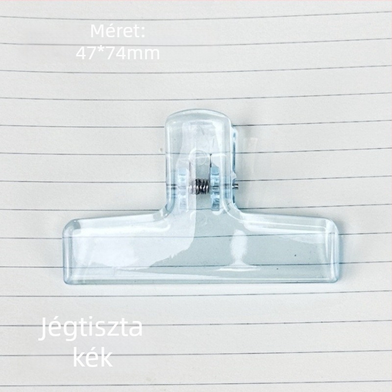 Classmate xi Átlátszó akrilklip – minimalistus fájlokhoz és dokumentumokhoz, többfunkciós tárolóklip