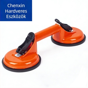 Chenxin Üvegcsempe szívófej-készlet — alumínium ötvözet, 2-karú szívófej emeléshez és szereléshez, gumiból készült kalapács a csomagban
