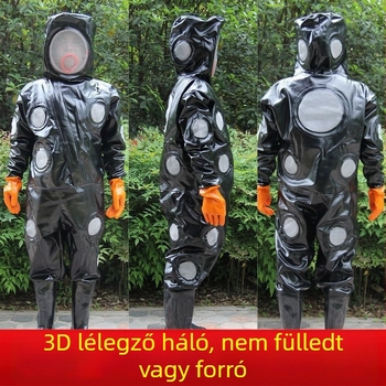 Szakmai méhészköru, lélegző teljes készlet, egyrészes köpenyes stílusú védőruha