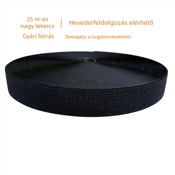 Nylon kábelrendező szalag kampó–hurok Velcro zárással, újrahasználható